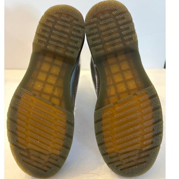 Dr. Martens 1460 Patent Leather Gray Ankle Boots Women's US 9 UK 7 EU 41 - Picture 4 of 6